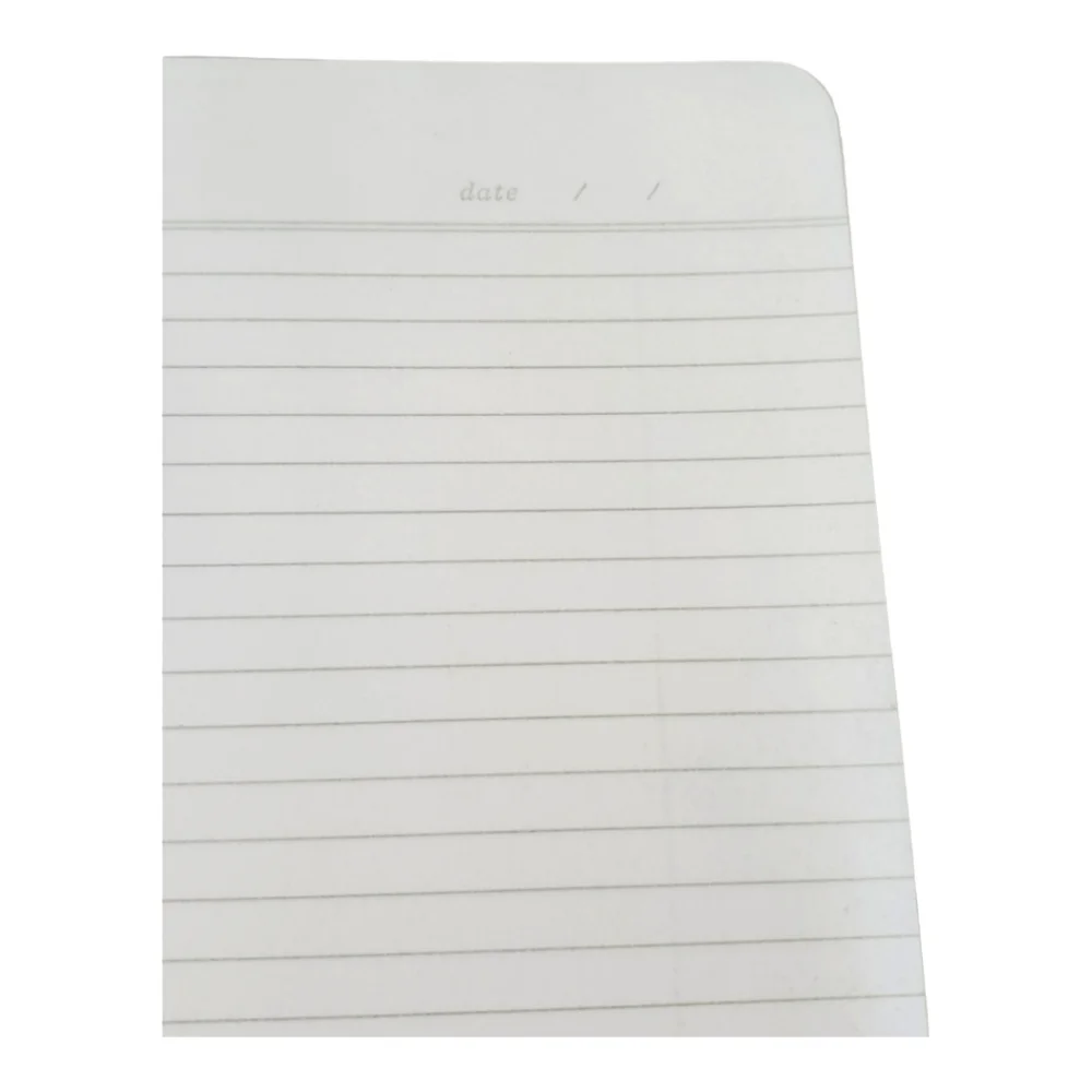 Fringe Studio Faux Leather Vegan White Tan Fern Print Notebook Journal School